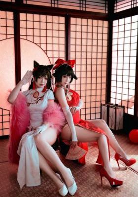 四个女学生的精油按摩